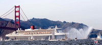A warm welcome for the QM2