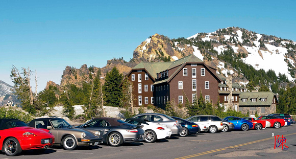 Porsche Club @ Crater Lake Lodge