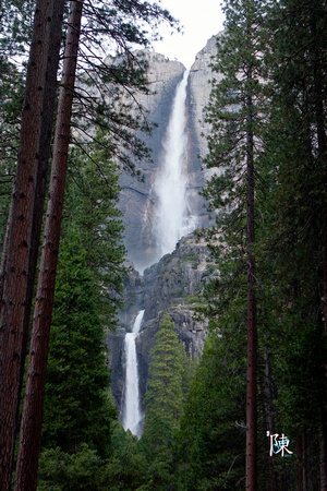 Yosemite Falls After Dusk