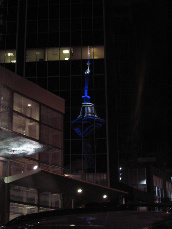 Reflection of the Skytower