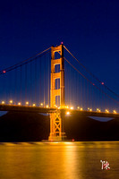 Golden Gate Bridge - South Tower @ Night