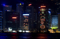 HK Xmas Skyline @ Night