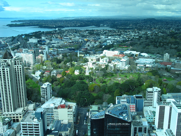 View of the university from the Skytower